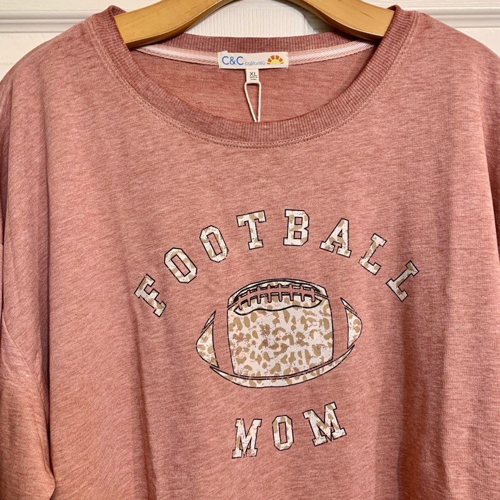 Football Mom Sweatshirt NWT - Picture 3 of 3
